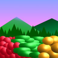 Garten im Erzgebirge